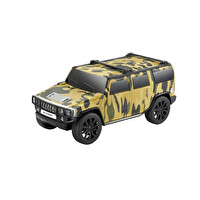Torima D-48 Kamuflaj Araba Tasarım USB - TWS - FM Bluetooth Hoparlör Speaker
