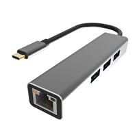 Vcom DH311A Type-C To USB 3.0-3 - RJ45 Çoklayıcı
