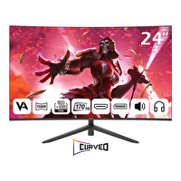 NPC MD240K-V181 24" 1ms 170Hz 1920x1080 FHD Curved Gaming Monitör