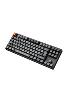 Keychron K8 Max %80 TKL RGB Türkçe Red Switch Kablosuz Alüminyum Çerçeve Karbon Siyah Mekanik Klavye
