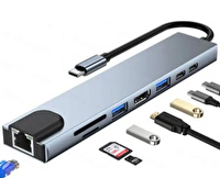 Evimdeyokyok ZR38 Type-C 8 Port Connector Switch