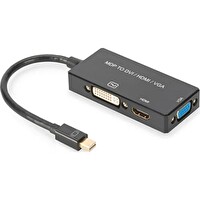 Digitus Multi-Media Kablolu 3 İn 1 Mini Displayport Çeviricisi