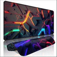 Sge Teknoloji 85x34 CM 3D Boyut Tasarımı Kaydırmaz Taban Speed Yüzey Oyuncu Mouse Pad