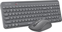 A4-Tech FG3300 Air2 Gri Silent Kablosuz Klavye Ve Mouse Seti