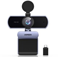 Ugreen 65381 CM831 4K 30Hz Ultra HD Type-C Adaptörlü Mikrofonlu USB Webcam