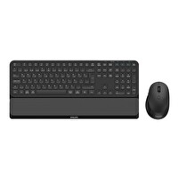 Philips SPT6607B Bluetooth 2.4GHz Dual Mode Kablosuz Türkçe Q Bilek Destekli Multimedya Klavye Mouse Set Siyah