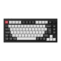 Keychron Q1 Hall Effect %75 RGB Manyetik Switch Kablosuz Hotswap Türkçe Mekanik Siyah Beyaz Gaming Klavye Q1H-M1-TR