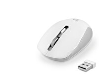 Evimdeyokyok S1000B Sessiz Optik 800 - 1600 Dpi Kablosuz Mouse Beyaz
