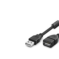 Evimdeyokyok HDX7542 USB To USB 2.0 480 Mbps F Sinyal Kablosu 3M Siyah