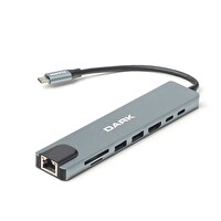 Dark DK-AC-U31X36 Type C 8 in 1 Çoklayıcı