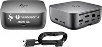 HP AW5M5UT 280W 19.5 Volt 16.9 Amper USB-C G6 Thunderbolt 4 Ultra Docking Station Yerleştirme İstasyonu