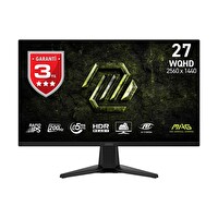 MSI 27" MAG 275QF E20 WQHD Flat Rapid IPS 200HZ 0.5MS 27" Freesync Premium Gaming Monitör