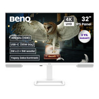 BenQ EW3290U 32'' IPS 4K 3xHDMI USB-C USB-A MM Pivot HDR 400 Eye Care Kumandalı Monitör