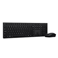 Lenovo 4X31R64349 Profesyonel Şarj Edilebilir Bluetooth Kablosuz Mini Alıcı Türkçe Q 179 Al Klavye ve Mouse Seti