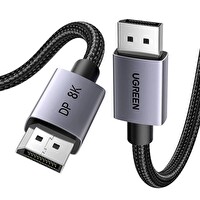 Ugreen 25903 DP120 Ultra HD 8K Çözünürlük DisplayPort to DisplayPort 1.4 1 M Örgülü Kablo