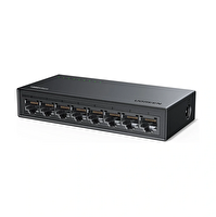 Ugreen 35499 CM834 8 Port 10-100-1000Mbps Gigabit PC-ABS Gövde Ethernet Anahtarı
