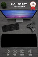 Lenovo BK 350x700 MM Siyah Oyuncu Altlığı Kaymaz Taban Mouse Pad