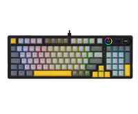 Bronzturq MK1141 RGB Anti-Ghosting Kablolu + 2.4G + Bluetooth 3 Modlu Mekanik Klavye