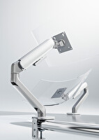 Pivot 17-34" Lynx Series 10 KG Taşıma VESA Uyumlu Silver Gaz Pistonlu Monitör Kolu