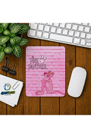 Ghostbastır Design Pembe Panter Baskılı Oyuncu Mouse Pad 0230