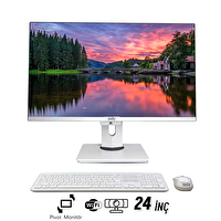 İzoly P500 Intel Core i5 10400 24" 8 GB RAM 1224" 8 GB RAM FHD Webcam Pivot FreeDOS All In One Bilgisayar
