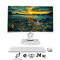 İzoly P704 Intel Core i7 10700 24" 16 GB RAM 512 GB SSD FHD Webcam Pivot FreeDOS All In One Bilgisayar