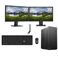 İzoly T701 2X i7 10700 16 GB 512 GB SSD 22"-22" Masaüstü Bilgisayar