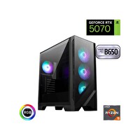 Güneysu AMD Ryzen 5 7500F 16 GB DDR5 RAM 1 TB SSD 12 GB RTX5070 B650 Anakart FreeDOS Masaüstü Oyun Bilgisayarı