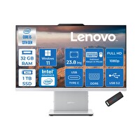 Lenovo Ideacentre 24IRH9 F0HN0053TRP13 i5 13420H 23.8" 32 GB RAM DDR5 1 TB SSD IPS W11Pro All In One - Zetta Bellek