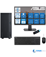 Asus Expertcenter P500MV Core 7-240H 64 GB RAM DDR5 2 TB SSD WİN11PRO 27" Monitör C72408512B0D27RNP18
