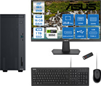 Asus Expertcenter P500MV I5-13420H 16 GB 1 TB SSD FreeDOS 6 GB RTX3050 IPS 23.8" Monitör WL5136216512B0DF03 - Zetta USB