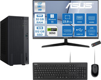 Asus Expertcenter P500MV Ultra 7 240H AI 32 GB 512 GB SSD 23.8" 6 GB RTX3050 W11Pro D724016512B0D23P12 - Zetta USB