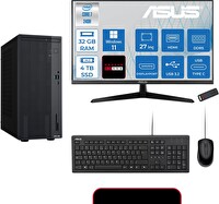 Asus Expertcenter P500MV Ultra 7 240H 5.2ghz Aı 32 GB 4 TB SSD 27" 4 GB-RX550 W11Pro E724016512B0D21P15 - Zetta USB
