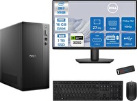 Dell Tower ECT1250 i7-14700 16 GB 1 TB SSD 6 GB RTX3050 FreeDOS - 27" Monitör Tower 27RPLSR00723F03 - Zetta USB Bellek