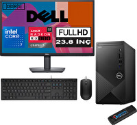 Dell Vostro 3030 mt I7 12700 48 GB 256 GB SSD 23.8" FHD Win 11 Home Amd RX550-4 GB 23N3030I7RX550H21 + Zetta USB Bellek
