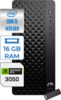 HP Prodesk 2 Tower G1I Intel I5 14400 4,7 Ghz 16 GB 512 GB SSD 6 GB RTX3050 W11Pro Mini Tower B70VQAT23P02 - Zetta USB