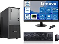Lenovo Thinkcentre Neo 50T G5 i5-14400 16 GB 256 GB SSD 27" Monitör FreeDOS T1000 4 GB 10002712UAS1CF00F01 - Zetta USB