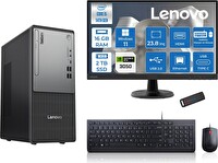 Lenovo Thinkcentre Neo 50T G5 I5 14400 16 GB 2 TB SSD 23.8" Monitör W11Pro RTX3050 6 GB 30502412UAS1CF00P04 - Zetta USB