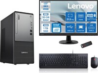 Lenovo Thinkcentre Neo 50T G5 I5 14400 32 GB 1 TB SSD 21.5" Monitör FreeDOS Intel UHD 730 2112UAS1CF00F13 - Zetta USB