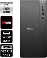 Dell Tower ECT1250 i5 14400 32 GB 512 GB SSD RX550 - 4 GB FreeDOS Masaüstü PC - PER4 Bellek RPLSR003UP365