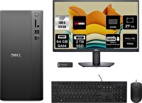 Dell Tower ECT1250 i5 14400 64 GB 2 TB SSD RX550 - 4 GB 27" FHD Monitör FreeDOS Masaüstü PC - PER4 Bellek RPLSR003UP975
