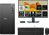 Dell Tower ECT1250 i5 14400 48 GB 512 GB SSD GT1030 - 4 GB 27" Monitör W11P Masaüstü PC - PER4 Bellek RPLSR003UP1069