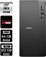 Dell Tower ECT1250 i5 14400 64 GB 512 GB SSD RX550 - 4 GB W11P Masaüstü PC - PER4 Bellek RPLSR003UP413
