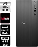 Dell Tower ECT1250 i5 14400 64 GB 4 TB SSD RX550 - 4 GB W11P Masaüstü PC - PER4 Bellek RPLSR003UP416
