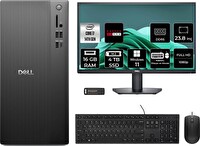 Dell Tower ECT1250 i7 14700 16 GB 4 TB SSD RX550 - 4 GB 23.8" FHD Monitör W11H Masaüstü PC - PER4 Bellek RPLSR007UP684