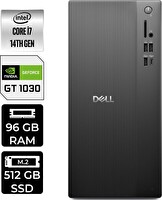 Dell Tower ECT1250 i7 14700 96 GB 512 GB SSD GT1030 - 4 GB W11P Masaüstü PC - PER4 Bellek RPLSR007UP477