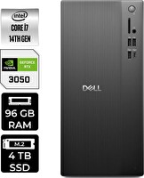 Dell Tower ECT1250 i7 14700 96 GB 4 TB SSD RTX3050 - 6 GB W11H Masaüstü PC - PER4 Bellek RPLSR007UP520