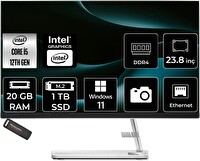 Lenovo IC 24IAP7 i5 12450H 23.8" 20 GB 1 TB SSD FHD W11P All in One Bilgisayar - PER4 Bellek F0GH01JCTRP418