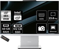 Lenovo IC 24IRH9 i5 13420H 23.8" 40 GB 512 GB SSD FHD 100Hz FreeDOS All in One Bilgisayar - PER4 Bellek F0HN0054TRP322