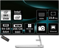 Lenovo IC 24IAP7 i5 12450H 23.8" 64 GB 256 GB SSD FHD W11H All in One Bilgisayar - PER4 Bellek F0GH01JCTRP396
